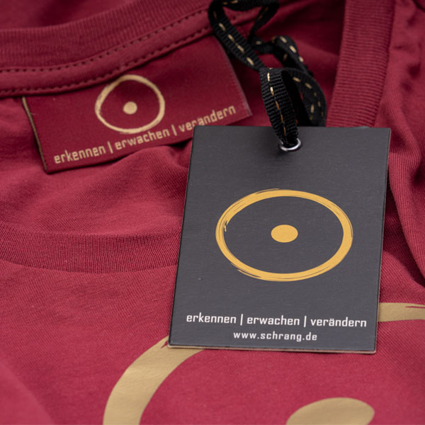 Frauen-T-Shirt im Zeichen der Wahrheit - Bio-Qualität - Rot