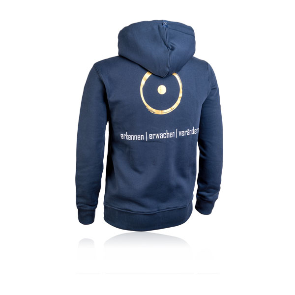 Sweatjacke im Zeichen der Wahrheit - Blau