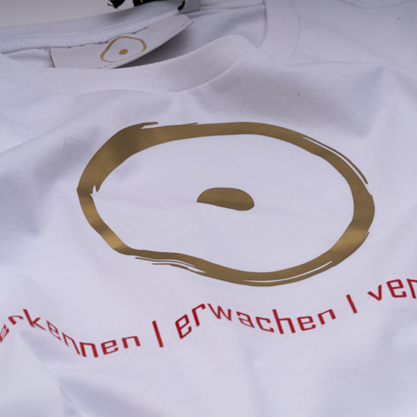 Frauen-T-Shirt im Zeichen der Wahrheit - Bio-Qualität - Weiß