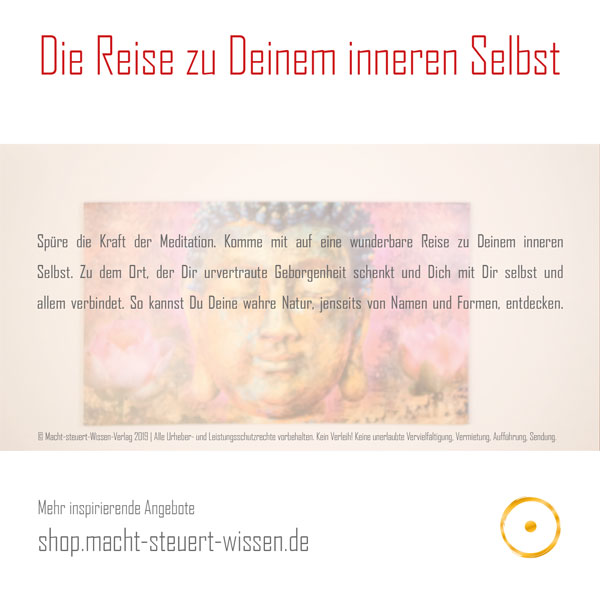Meditation 3 - Die Reise zu Deinem inneren Selbst (MP3-Hörbuch)